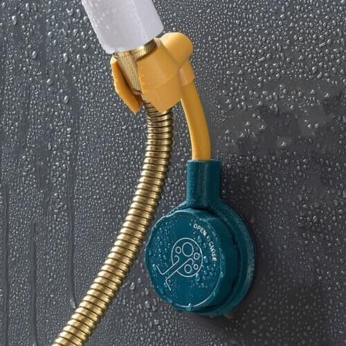 Shower bracket Punch-free Powerful sucker bathroom wall Fixed bracket shower head Spray gun Storage rack Accessories Hot E11703