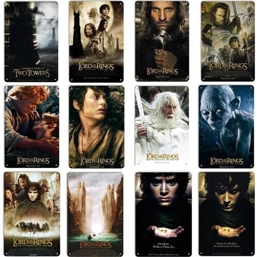 Film Metal Sign Movie Poster Tin Plaque Vintage Tin Signs Wall Decor For Man Cave Pub Bar Club Home Decor Iron Painting