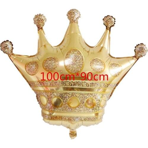 New Large Crown Aluminum Film Aluminum Foil Balloons Medium Crown Bar Party Home Banquet Wedding Decoration Balloons