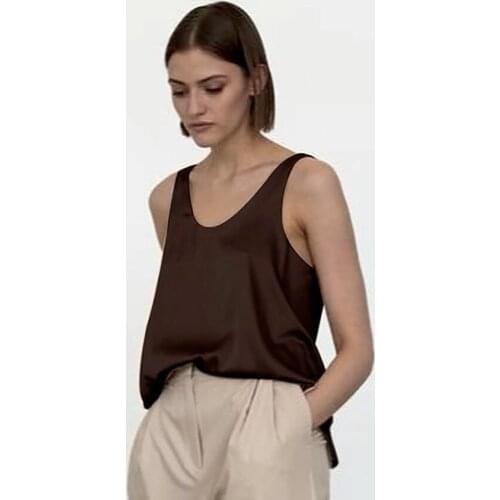 2021 New Summer T Shirt Women Elastic Oversized T-Shirt Woman Clothes Female Tops Sleeveless Tank Womens tube top knit Canale