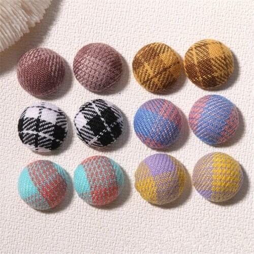 New arrived 50pcs/lot Leopard print geometry square/round shape flatback Cloth buckle diy jewelry earring/garment accessory