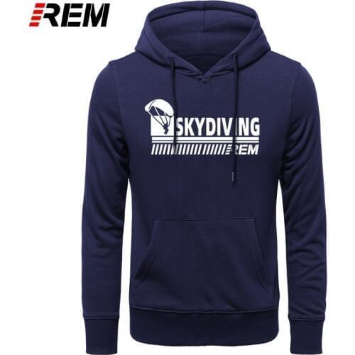 New Hoodies funny print streetwear long Sleeve Fashion Men Go Skydiving Evolution Brand Clothing Casual Hoodies, Sweatshirts