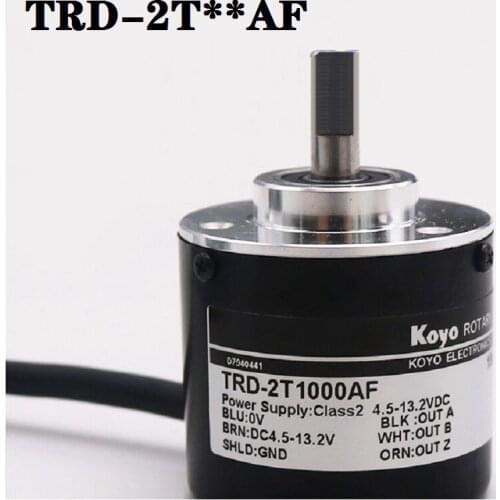 New and genuine Koyo Rotary incremental Encoder TRD-2T**AF Totem-pole DC 5-12V 10P/R-3600P/R TRD-2T100AF TRD-2T500AF
