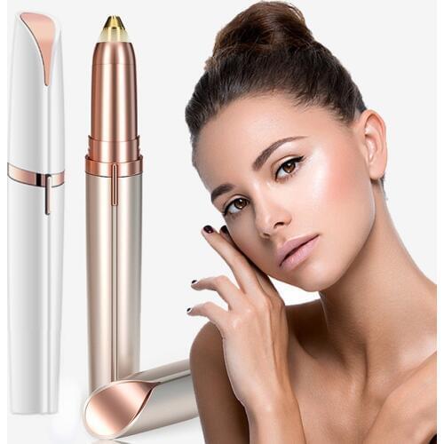 Great Offer Multifunction Electric Eyebrow Hair Remover Pencil Shaver Painless Epilator Trimmer