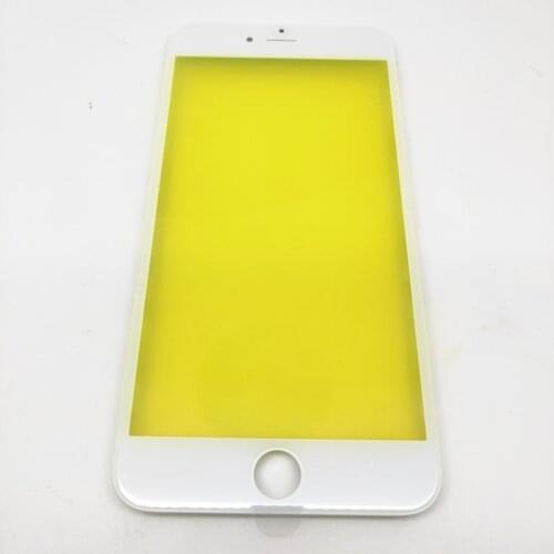 10Pcs/Lot 100% AAA New For iPhone 7G 7Plus 8G 8Plus Front Outer Screen Glass Lens With OCA+Frame Bezel Replace Part