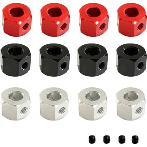 5mm to 12mm Metal Combiner Wheel Hub Hex Adapter for WPL D12 B14 B16 B24 B36 C14 C24 MN D90 D91 RC Car Spare Parts