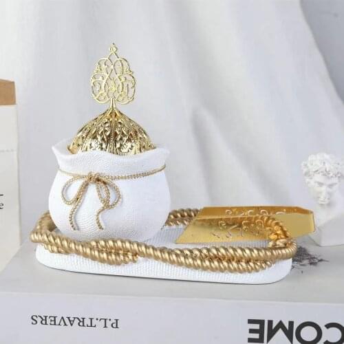 Resin Incense Burner Middle East Arabic Incense Burners Holder Portable Censer With Clip for Living Room Home Crafts Ornament