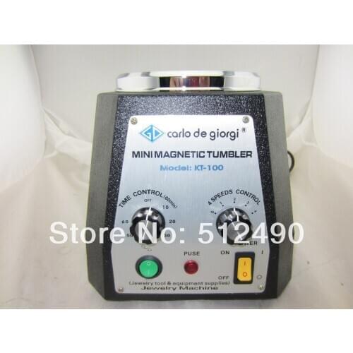 Jewelry diy making polisher , Mini magnetic tumbler
