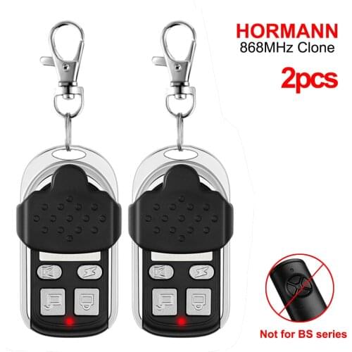 2pcs HORMANN Remote Control 868 Clone HSE2 HSE4 HSM2 HSM4 868.35MHz HORMANN Gate Garage Door Opener 868MHz Duplicator