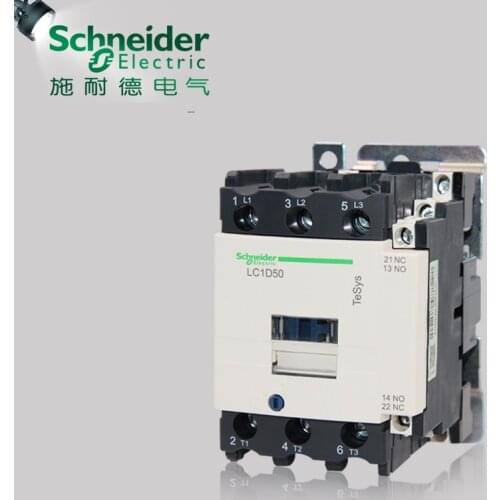 Schneider electric TeSys D 3-ploe contactors-Motor control category AC-3 LC1D50*7C AC24V-380V 50A 50/60HZ