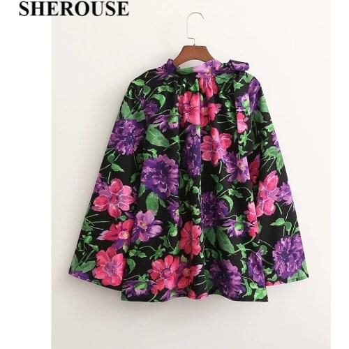 Широкие блузки Sherouse China At AliExpress