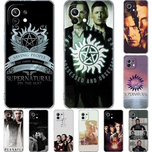 Silicone Phone Case For Xiaomi Mi Poco X3 NFC 10T Pro 11 M3 Note 10 Lite F3 9T F1 11i Clear Soft Back Cover Supernatural TV Show