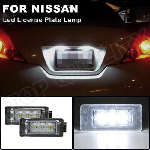 For Nissan Altima 2019 2020 Serena C27 Suzuki Landy 2016- Dacia Duster 2017- OEM#:265108990E 12V LED License Number Plate Light