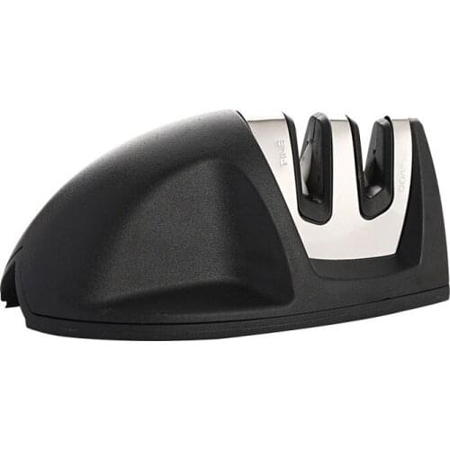 Pocket Knife Sharpener 2-Stage Non-Slip Kitchen Knife Accessories to Repair Restore Polish Knives and Scissor Sharpening Tool