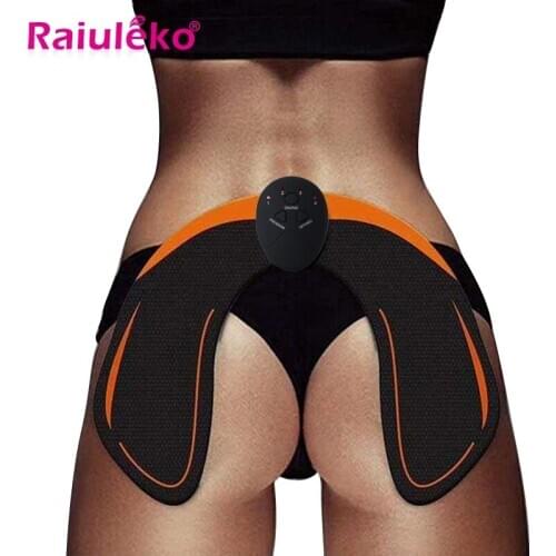Unisex EMS Hip Trainer Abdominal Machine Wireless Electric Muscle Stimulator ABS Trainer Body Slimming Massage Home Fitness
