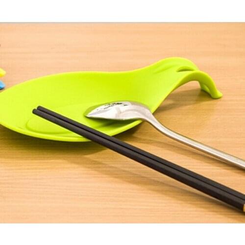 Heat-resistant Non-toxic High-temperature Resistant Spoon Holders Fork Spatula Rack Shelf Organizer Plastic Spoon Utensil