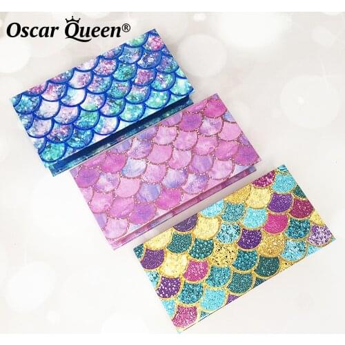 20PCS Eyelash Boxes Wholesale 15-22MM Eyelashes Packaging Box 5D False Mink Lash Gift Pack Fake 3D Mink Lashes Boxes Cases Empty