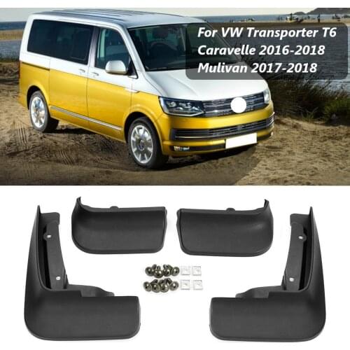 Car Mud Flaps For For Mulivan 2017-2018 For VW Transporter T5 for Caravelle Multivan 2004-2015