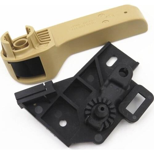 1 Set Black Bracket 6RD823633 6RD 823 633 & Beige Hood Latch Release Handle 1J1823533 1J1 823 533 for VW Jetta Polo Golf Tharu