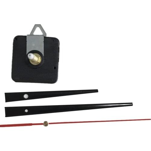 DHL 100sets DIY Clock Mechanism Hanging Black Quartz Watch Wall Clock Movement 28mm Parts Repair Replacement Essential Tools