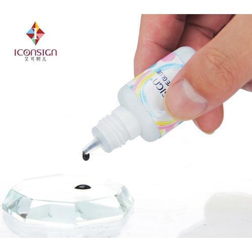 ICONSIGN Wholesale 50 bottles/lot 5 seconds Fast Dry Zero sensitive and No odor Eyelash Glue Adhesive Beauty products makeup