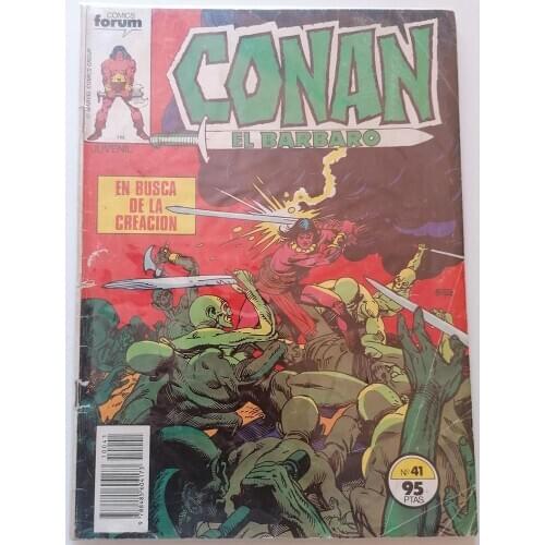 CONAN the Barbarian VOL I No. 41, ED FORUM, year 1983, author GIL KANE, COMIC BOOK, 1ª Spanish edition