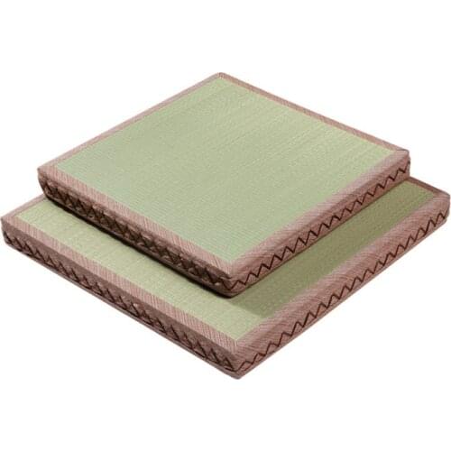 Square 55x55/60x60cm Zen Cushion Zabuton Floor Meditation Seat Japanese Floor Tatami Mat Zabuton Straw Cushion Buddha Meditation