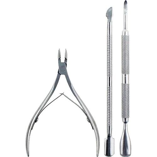 Nail Cuticle Scissors Pusher Remover Dead Skin Cutter Stainless Steel Cuticle Nipper Clipper Manicure Nail Art Beauty Tools