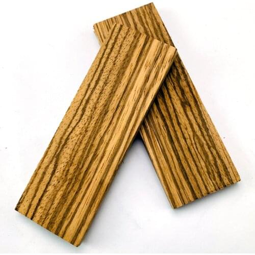 120x40x10mm Knife Handle Material Zebra Wood (Microberlinia) for Knife Handle Patch Making Materials Home Handicraft Materials