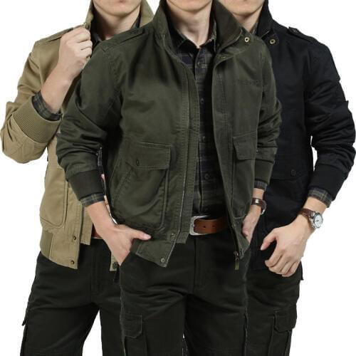 Large Size 100kg Men Bomber Winter Warm Jackets Loose Plus Size Male Windbreaker Clothes Jacket Men Anti wear Tactical jacket