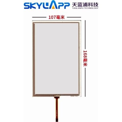 New 7.4''inch touch screen 4-wire industrial computer Resistive Touch Screen panel Glass Replacement 168mm*107mm Free Shipping