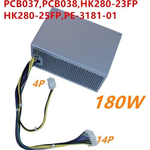 New PSU For Dell Q77 B75 A75 6800k T4900v T5900d T5900v R4900d 14Pin Power Supply PCB037 PCB038 HK280-23FP HK280-25FP PE-3181-01