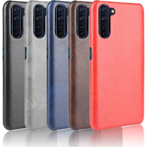 Oppo Reno 3A Japan Version Case Litchi Striae PU Leather Hard Back Cover Case For OPPO Reno 3A Reno3A Protective Phone Cases