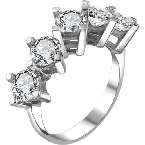 Original Swarovski Diamond Model Dibs 925 Silver Ring