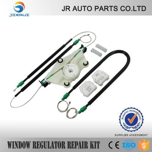 JIERUI FOR VW NEW BEETLE WINDOW REGULATOR REPAIR KIT FRONT LEFT SIDE CABLE CLIPS NEW BRAND SET ,ISO9001 FREE SHIPPING