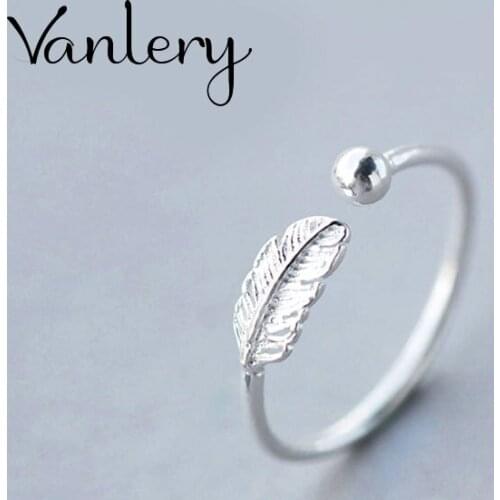 Romantic Charming Open Feather Ring for Women Vintage Boho Party Rings Gothic Punk Jewelry Gifts for Girls