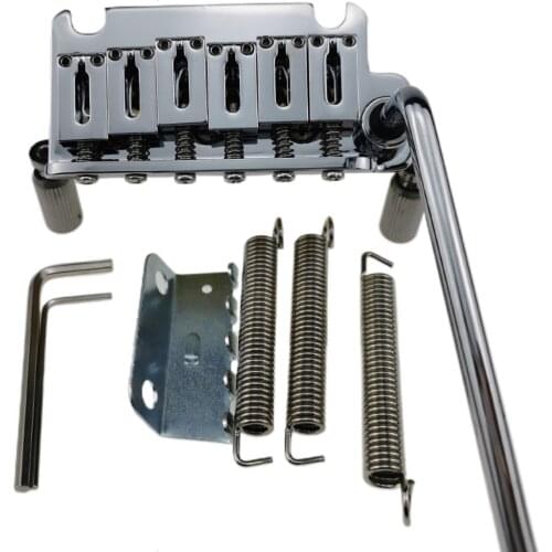 STGuitar 10.5mm 52mm Guitar Bridge 2-Point Single Rock Tremolo Bridge System Brass Material For