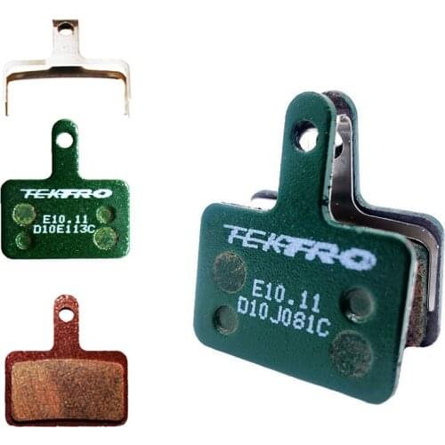 15 Pairs TEKTRO E10.11 MTB Brake Pads Mountain Road Foldable Bicycle disc brake pads For shimano MT200/M355//M395/M415/M285/M286