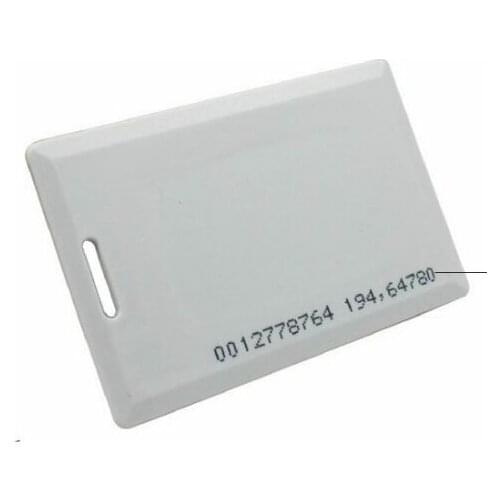1000pcs TK4100 125KHz PVC cards RFID Card EM4100/ID Thick Card Access Control System