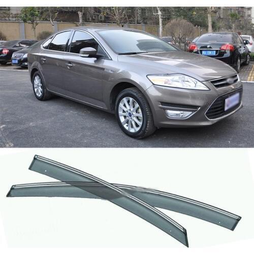 Jinke 4pcs Blade Side Windows Deflectors Door Sun Visor Shield For Ford Mondeo 2007-2012