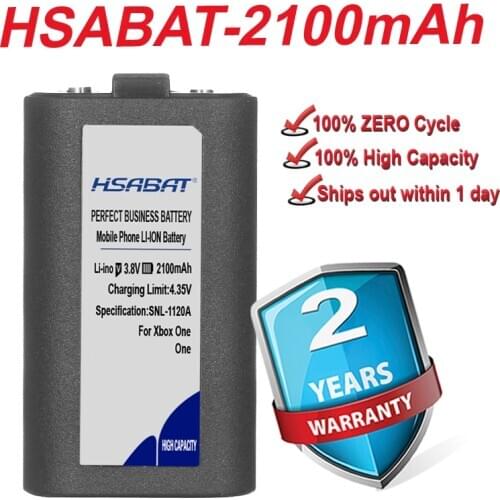 Top Brand 100% New 2100mAh Battery for Microsoft Xbox One X S Play Lithium polymer Rechargeable Battery Pack in stock