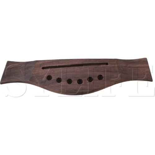 Acoustic guitar tailpiece bridge made of Rosewood