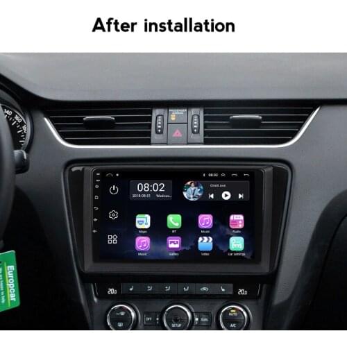 Car audio multimedia player For SKODA Octavia 2013 2014 2015 2016 2018 GPS BT WIFI DVR Camera 32GB ROM free MIC