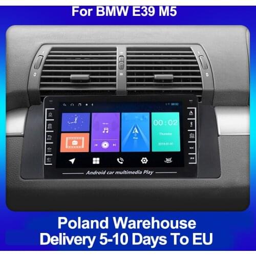Android IPS Screen Car Radio Multimedia Video Player for BMW 5 E39 E53 X5 1995-2001 2002-2006 Navigation GPS WIFI 2 Din No DVD