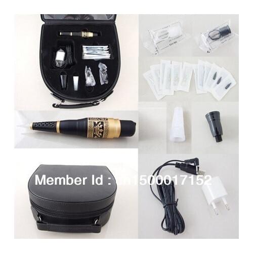 Free shiping 1 set Top Cosmetic Permanent Makeup Tattoo Kit- EyeBrow and Lip Accessories