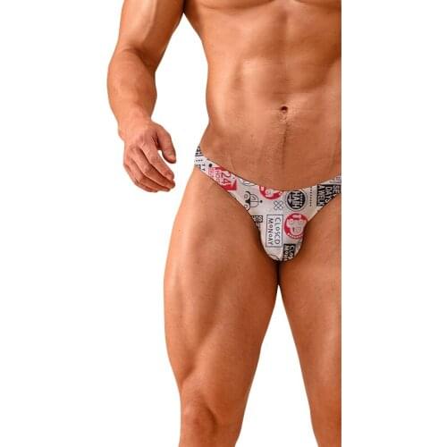 Ice Silk Men Briefs Thin Hot Bikini Mens Sexy Underwear ​Quick Dry Gay Thong Man Underpants Breathable Male Panties Sissy AD7302