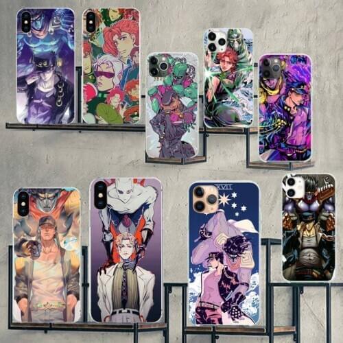 JOJO BIZARR ADVENTUR Phone Case for iPhone 11 12 pro XS MAX 8 7 6 6S Plus X 5S SE 2020 XR