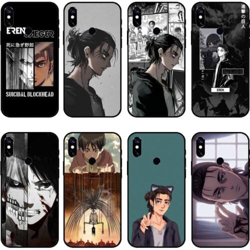 Attack on Titan Eren Jaeger manga Phone Case For Xiaomi Mi Redmi Note 7 8 9 pro 8T 9T 9S 9A 10 Lite pro