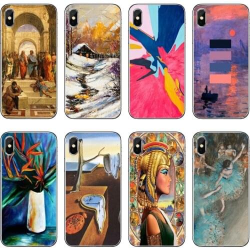 Cool Art paintings Soft Phone Case For Samsung Galaxy A71 A70 A60 A51 A50 A41 A40 A31 A30 A20E A21S A12 A10 A7 A5 A3