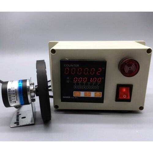 Digital Display Electronic Metering Device Roller Type Length Measurement Meter Intelligent Meter Ontrol Alarm Meter Code